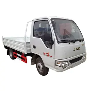 Obral Besar JAC 4X2 Truk Kargo Pipih Mini Harga Kendaraan Pengangkut Platform untuk Dijual