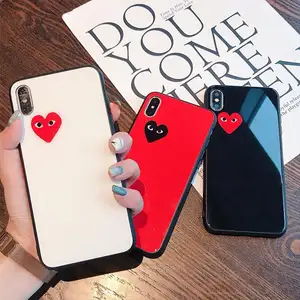 Desain Baru Cinta Hati Anti Gores Phone Case untuk iPhone X/X XR X Max 11 11 Pro Max