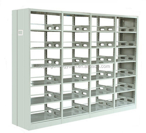 Estantería de libros de hierro forjado con diseño de muebles, material para biblioteca escolar - Product Image 1
