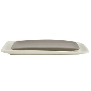 Factory Direct Sell <strong>White</strong> Glazed Rectangular Plate Ceramic Serving <strong>Platter</strong> - Product Image 6