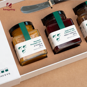 Trung Quốc Biểu Tượng Tùy Chỉnh Chất Lượng Cao Trắng Ngăn Kéo Bee <span class=keywords><strong>Box</strong></span> Với 250 Gam 3 Cái Chai Thủy Tinh Mini Spoon Cho Mật Ong Jar Hộp Bao Bì - Product Image 5