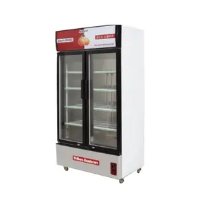 Refrigerador de puerta de vidrio, armario de refrigeración, gran oferta