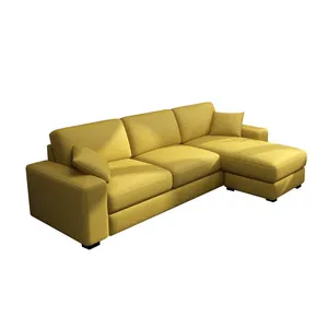 Vải Đầy Màu Sắc Và Bộ Phận Chaise Lounge Bộ Sofa Sofa Cho Phòng Khách