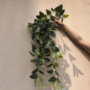 Commercio all'ingrosso di plastica verde artificiale foglie di verde erba di primavera arazzi <span class=keywords><strong>piante</strong></span> per la decorazione - Product Image 6