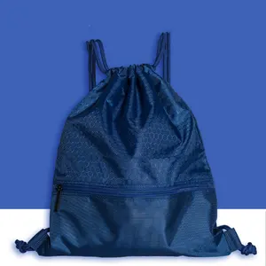 Wholesale nice price Cheap Price Small Quantity fashion strong rope polyester pull string backpack