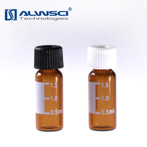 Frasco de Vidrio para Laboratorio de 2 ml, Vial de Vidrio para HPLC con Septo de PTFE/Silicona Natural - Product Image 3