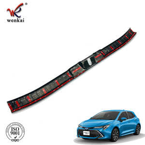 Negro trasero construido-en el parachoques protector pie placa para <span class=keywords><strong>Toyota</strong></span> <span class=keywords><strong>Corolla</strong></span> deporte escotilla. Auris 2019 protección Accesorios - Product Image 4