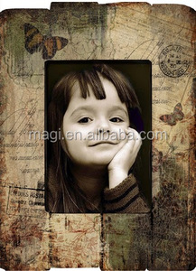 MDF de la vendimia Colgante de Pared Chica Marco De La <span class=keywords><strong>Foto</strong></span> - Product Image 1