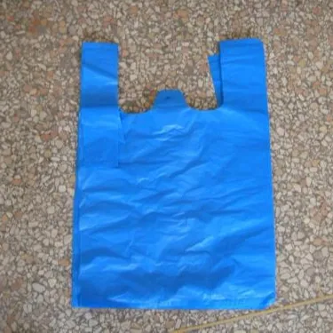 HDPE T-shirt plastic zakken op rol voor markt en winkelen