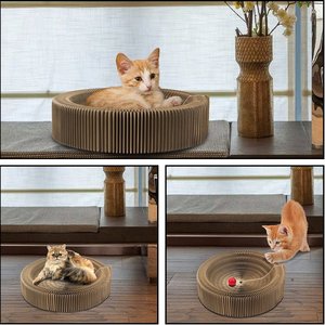 Arranhador de Papelão para Gatos em Várias Formas, Estilo Fashion, Dobrável - Product Image 5