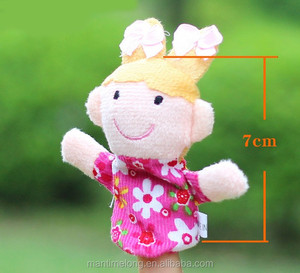 La familia de peluche marionetas de mano de arte títeres de dedo marionetas de mano juguetes de padre-hijo/aparatos juguetes de peluche - Product Image 3