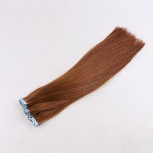 Cinta de trama de piel dibujada doble en extensiones de cabello humano Cinta humana afroamericana 100% Remy indio 20 piezas/paquete de existencias - Product Image 2