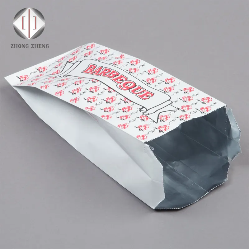 Индивидуальный OEM изолированный бумажный пакет, алюминиевая фольга, крафт-бумага, пищевой упаковочный пакет