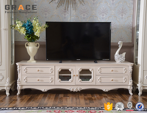Z903 — meuble <span class=keywords><strong>tv</strong></span> d'angle à tiroirs de rangement, style français