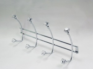 ตะขอแขวนเสื้อผ้าโลหะติดผนังพร้อมเพชรอะคริลิค - Product Image 3