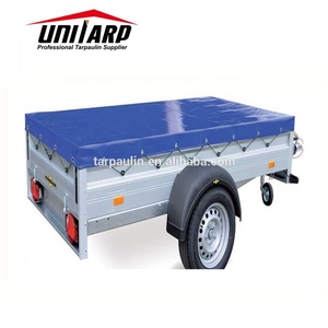 Housses de voiture imperméables Bâche de cargaison utilitaire Bâche en PVC Bâche de <span class=keywords><strong>remorque</strong></span> avec oeillets - Product Image 1