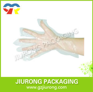 Plastic transparent disposable gloves pe - Product Image 1