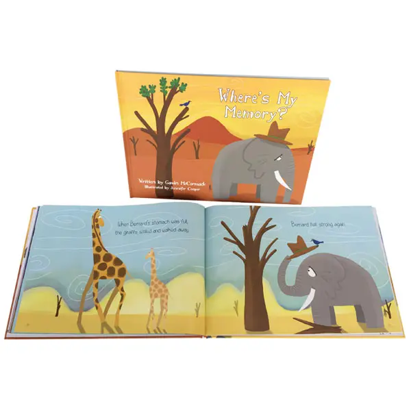 Hochwertiges neues Design Benutzer definierter Druck Hardcover Kinderbücher Kinder Hardcover Buchdruck