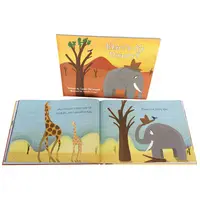 Libro de tapa dura con impresión personalizada para niños, impresión de alta calidad, nuevo diseño