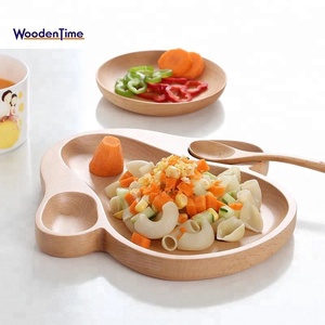 Nouveau Design Bande Dessinée Créative Chiot Chien Forme Bonbons Plat Dessert Plaque Acacia <span class=keywords><strong>Naturel</strong></span> Enfants En <span class=keywords><strong>Bois</strong></span> Dîner Plaque - Product Image 2