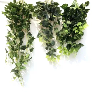 Leaves green spring grass wall hangings plants wholesale plastic artificial green for for and decoration