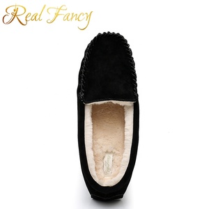 <span class=keywords><strong>Mocassini</strong></span> Invernali da <span class=keywords><strong>Donna</strong></span> Neri alla Moda, Comodi, con Fodera in Ecopelliccia - Product Image 4