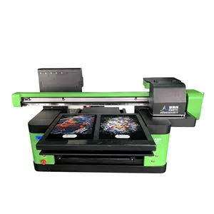 A2 Dtg T-shirt Printer Goedkope Prijs Dubbele Hoofden Flatbed Multicolor Direct Textiel Printer