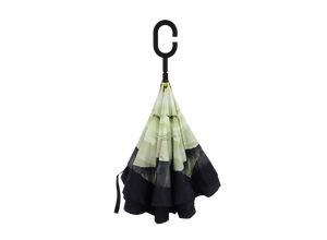 Nueva flor interior c Forma mango a prueba <span class=keywords><strong>de</strong></span> viento paraguas invertido - Product Image 3