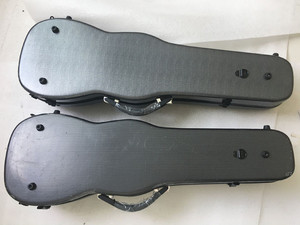 Sinomusik marque Archtop Design fibre de verre Triangle <span class=keywords><strong>violon</strong></span> étui rigide <span class=keywords><strong>4</strong></span>/<span class=keywords><strong>4</strong></span> couleur noire accessoires musicaux fabriqués en chine - Product Image 6