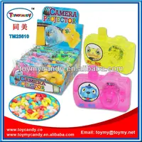 2016 Кантонская ярмарка, новый товар, маленькая камера, игрушечный проектор с конфетами от китайского экспортера игрушечных конфет