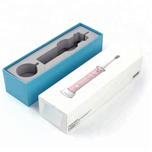 สีขาวกล่องของขวัญแม่เหล็กนำไปใช้กับแปรงสีฟันอิเล็กทรอนิกส์แบบชาร์จของขวัญบรรจุโลโก้ที่กำหนดเองกล่องของขวัญแม่แบบ - Product Image 6