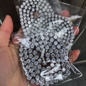 Hip Hop In Acciaio Inox di Grado AAAA Iced Out CZ Tennis Mens <span class=keywords><strong>Catena</strong></span> Delle Donne Della <span class=keywords><strong>Collana</strong></span> - Product Image 3