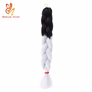 Capelli intrecciati jumbo di estensione dei capelli sintetici di espressione africana - Product Image 5