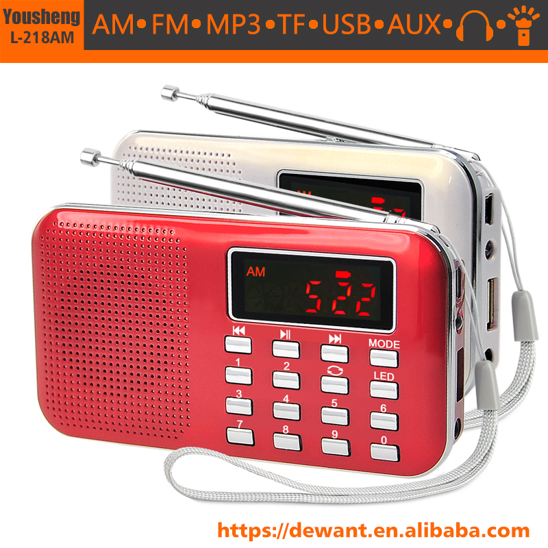 L-218AM MP3 музыкальный плеер динамик портативный AM/FM радио