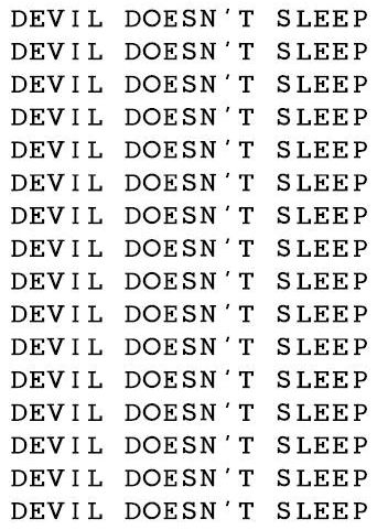 ตัวอักษรปีศาจ