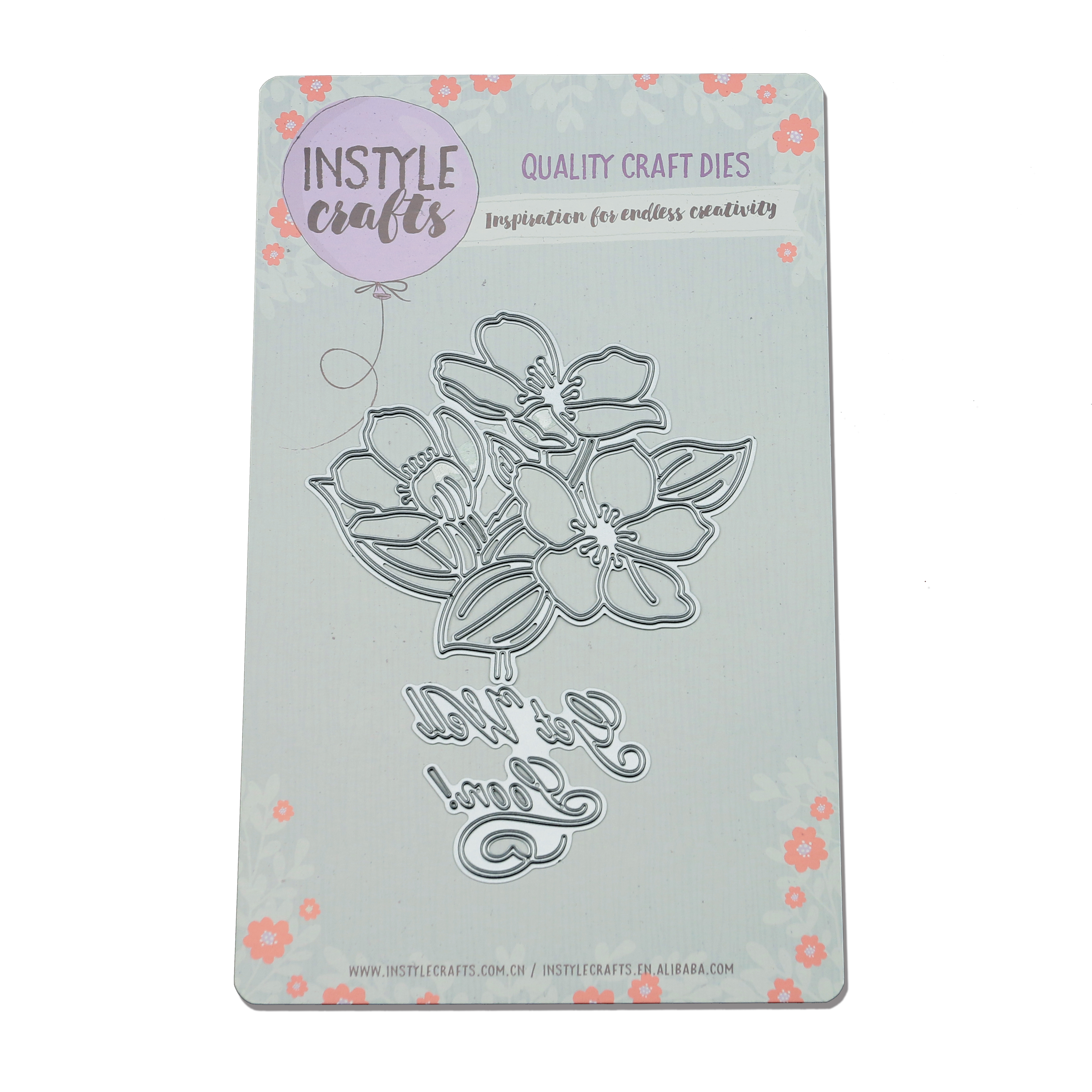 Flower shaped craft cutting dies for scrapbooking