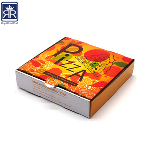 Giấy Thủ Công hộp bánh <span class=keywords><strong>pizza</strong></span> với cửa sổ 18041803 bảng sóng Matt Cán dập nổi lớp phủ UV - Product Image 4