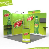 Tejido de tensión de aluminio con diseño EW, cabina de exposición ligera para publicidad, xhibition