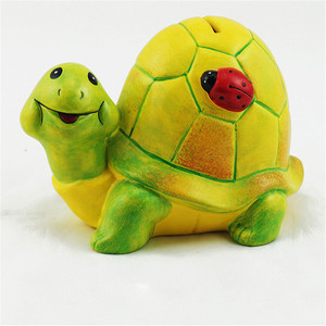 Elegante tortuga en forma de banco de cerámica personalizada niños caja de dinero banco - Product Image 2