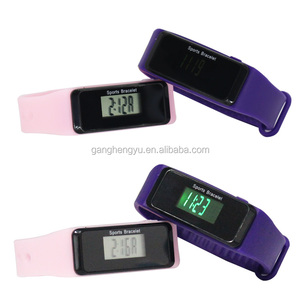 Montre de <span class=keywords><strong>sport</strong></span> à affichage numérique, podomètre de marche et de fitness avec compteur de calories, alarme, affichage 12/24 heures, bracelet en silicone - Product Image 5
