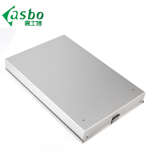 עור משרד pad קובץ נייר אלומיניום כסף לוח תיקיית עם אחסון - Product Image 6