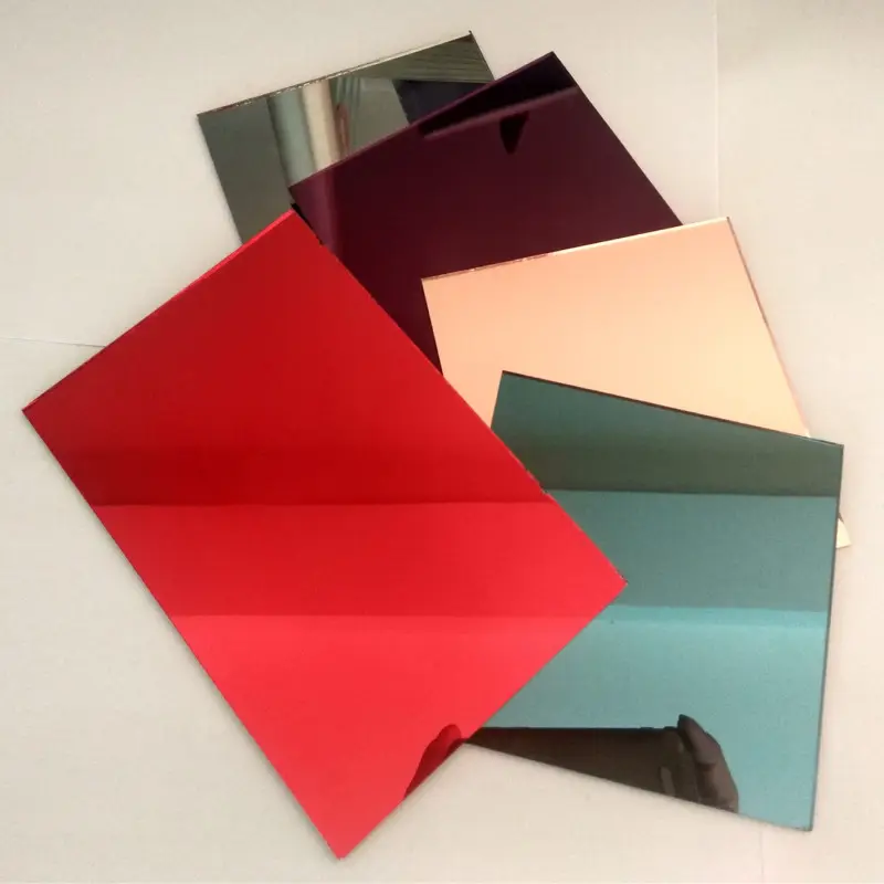 1mm 2mm 3mm Coloured Float Mirror Glass, Colored Float Mirror