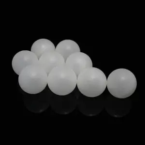ลูกบอลพลาสติกโพลีสไตรีนขนาด10มม. Pp ลูกบอลพลาสติกกลวงที่มีพื้นผิวขัดเงาสูง