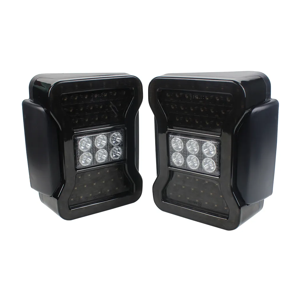 L'UE Version LED Feu arrière Pause N ° Clignotants Lumières Lampe Kits Pour Jeep Wrangler JK 2007-2017
