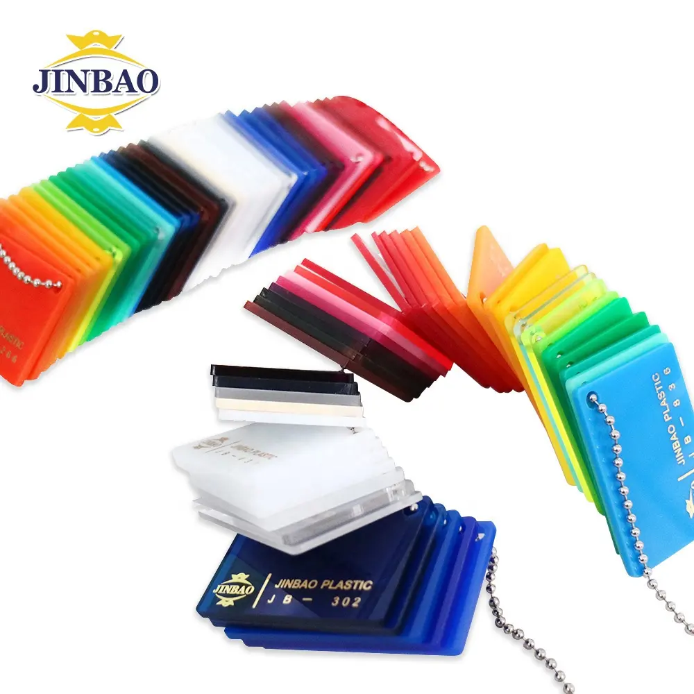 JINBAO china fabriek lucite acryl onbreekbaar thermoplastisch acryl pmma blad voor reclame acryl