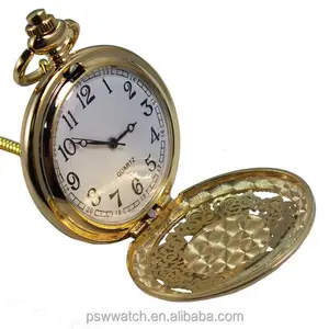 Factory Direct Price Quartz Movt Pocket Watch Stainless Steel Chain Wallet Mini Clock Men