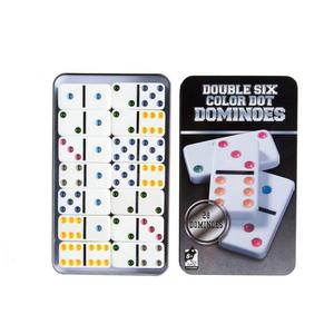 <span class=keywords><strong>Jeu</strong></span> de dominos double 6 couleurs à pois <span class=keywords><strong>Jeu</strong></span> de 28 dominos-Dominos et ensembles - Product Image 2