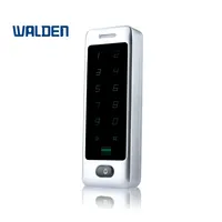 Controlador de acesso de porta inteligente shenzhen wg26/34, leitor de cartão rfid de metal com tela sensível ao toque