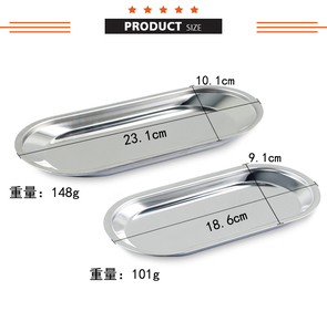 Top vente vaisselle <span class=keywords><strong>cuisine</strong></span> plaque plateaux à viande en acier inoxydable <span class=keywords><strong>pour</strong></span> le dîner plaque - Product Image 5