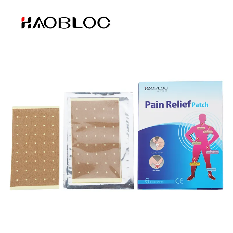 Adesivo para alívio de dor nas costas, adesivo para aquecimento de dor/emplastro herbal para saúde, fadiga muscular e alívio da dor nas costas